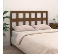 Berkfield Bed Headboard Honey Brown 185.5X4X100 Cm Solid Wood Pine