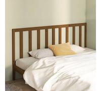 Berkfield Bed Headboard Honey Brown 186X4X100 Cm Solid Wood Pine