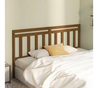 Berkfield Bed Headboard Honey Brown 186X4X100 Cm Solid Wood Pine