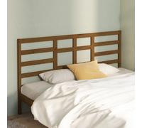 Berkfield Bed Headboard Honey Brown 186X4X104 Cm Solid Wood Pine
