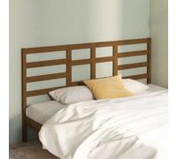 Berkfield Bed Headboard Honey Brown 206X4X104 Cm Solid Wood Pine