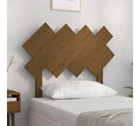 Berkfield Bed Headboard Honey Brown 92X3X81 Cm Solid Wood Pine