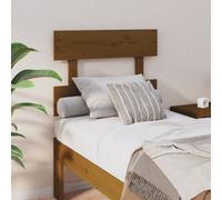 Berkfield Bed Headboard Honey Brown 93.5X3X81 Cm Solid Wood Pine