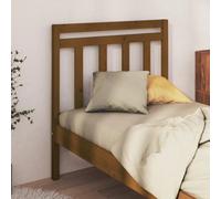 Berkfield Bed Headboard Honey Brown 95X4X100 Cm Solid Wood Pine