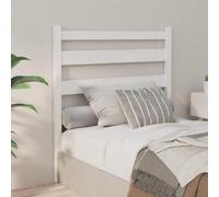 Berkfield Bed Headboard White 106X4X100 Cm Solid Wood Pine