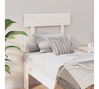 Berkfield Bed Headboard White 93.5X3X81 Cm Solid Wood Pine