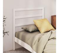 Berkfield Bed Headboard White 95X4X100 Cm Solid Wood Pine