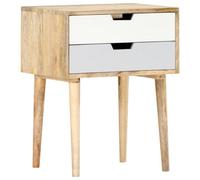 Berkfield Bedside Cabinet 47X35X59 Cm Solid Mango Wood