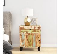 Berkfield Bedside Cabinet 50X33X60Cm Solid Wood Reclaimed&engineered Wood