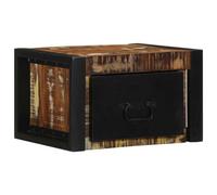 Berkfield Bedside Cabinet Multicolour 40X35X25 Cm Solid Wood Reclaimed