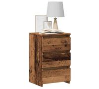 Berkfield Bedside Cabinet Old Wood 40X35X62.5 Cm Engineered Wood