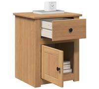 Berkfield Bedside Cabinet Panama 46X40X57 Cm Solid Wood Pine