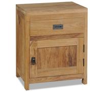 Berkfield Bedside Cabinet Solid Teak 40X30X50 Cm