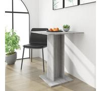 Berkfield Bistro Table Grey Sonoma 60X60X75 Cm Engineered Wood