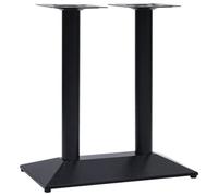 Berkfield Bistro Table Leg Black 70X40X72 Cm Cast Iron