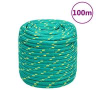 Berkfield Boat Rope Green 18 mm 100 M Polypropylene