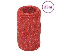 Berkfield Boat Rope Red 2 mm 25 M Polypropylene