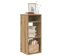 Berkfield Book Cabinet Artisan Oak 34X31X80 Cm Engineered Wood