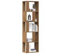 Berkfield Book Cabinet Artisan Oak 45X24X159 Cm Engineered Wood