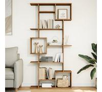 Berkfield Book Cabinet Artisian Oak 92X29X188 Cm Engineered Wood