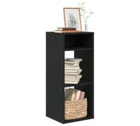 Berkfield Book Cabinet Black 34X31X80 Cm Engineered Wood