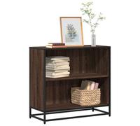 Berkfield Book Cabinet Brown Oak 80.5X35X76 Cm Engineered Wood
