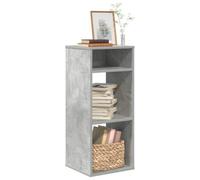 Berkfield Book Cabinet Concrete Grey 34X31X80 Cm Engineered Wood