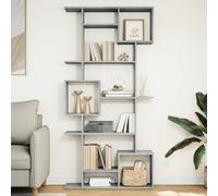 Berkfield Book Cabinet Concrete Grey 92X29X188 Cm Engineered Wood