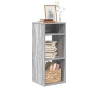 Berkfield Book Cabinet Grey Sonoma 34X31X80 Cm Engineered Wood