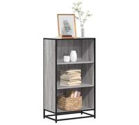 Berkfield Book Cabinet Grey Sonoma 60X35X107.5 Cm Engineered Wood