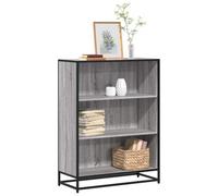 Berkfield Book Cabinet Grey Sonoma 80.5X35X107.5 Cm Engineered Wood