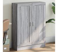 Berkfield Book Cabinet Grey Sonoma 82.5X30.5X115 Cm Engineered Wood