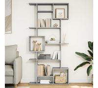 Berkfield Book Cabinet Grey Sonoma 92X29X188 Cm Engineered Wood