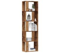 Berkfield Book Cabinet Old Wood 45X24X159 Cm Engineered Wood