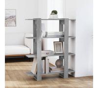 Berkfield Book Cabinet/room Divider Grey Sonoma 100X30X123.5 Cm