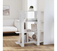 Berkfield Book Cabinet/room Divider White 100X30X123.5 Cm