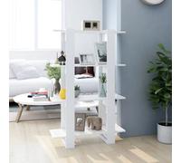 Berkfield Book Cabinet/room Divider White 80X30X123.5 Cm