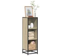 Berkfield Book Cabinet Sonoma Oak 33.5X33X107.5 Cm Engineered Wood