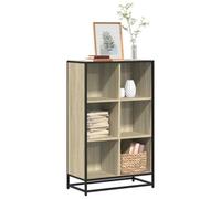 Berkfield Book Cabinet Sonoma Oak 65.5X33X107.5 Cm Engineered Wood
