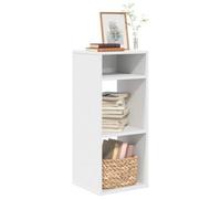 Berkfield Book Cabinet White 34X31X80 Cm Engineered Wood