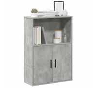 Berkfield Bookcase Concrete Grey 60X24X85 Cm Engineered Wood