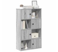 Berkfield Bookcase Grey Sonoma 60X24X101.5 Cm Engineered Wood