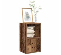Berkfield Bookcase Old Wood 31X24X52 Cm Engineered Wood