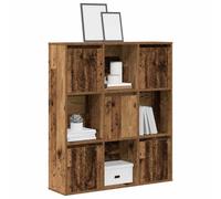 Berkfield Bookcase Old Wood 89X24X101.5 Cm Engineered Wood