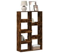 Berkfield Bookcase Smoked Oak 100X33X155.5 Cm Engineered Wood