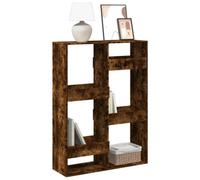 Berkfield Bookcase Smoked Oak100X33X135 Cm Engineered Wood