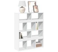 Berkfield Bookcase White 100X33X125.5 Cm Engineered Wood
