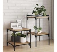 Berkfield Bookshelf Boards, 4 Pcs, Artisan Oak, 40X40X1.5 Cm, Engineered Wood