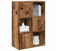 Berkfield Bookshelf Old Wood 60.5X30X90 Cm Engineered Wood