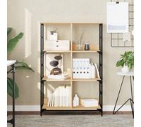 Berkfield Bookshelf Sonoma Oak 78.5X33X117.5 Cm Engineered Wood
